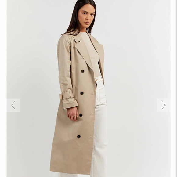 DISSH Foster Stone Trench Coat US Size 6 - Picture 3 of 7
